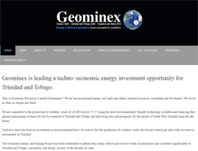 Tablet Screenshot of geominex-resources.com